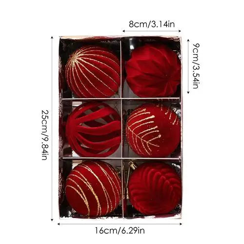 8/6/5/4/3cm Christmas Balls Black White Hand-Painted Hanging Ball Xmas Tree Pendants Ornaments Home Decor 2025 New Year Gifts