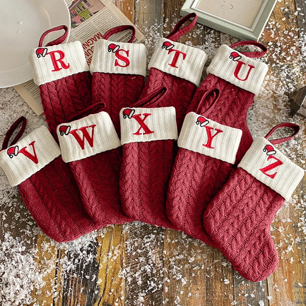 Christmas Stockings Christmas Decoration 2025 Candy Bags Candy Storage Bags Gift Socks Christmas Tree Hanging Pendants