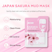LAIKOU Japan Sakura Skincare Set Moisturizing Anti-Aging Kit Wrinkle Smoothing Radiance Boosting Facial Kit Gift Set