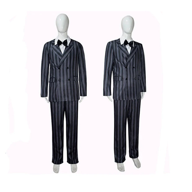 New The Addams Cosplay Family Wednesday Addams Costume Halloween Black Dress for Women Cosplay Costume suits 20