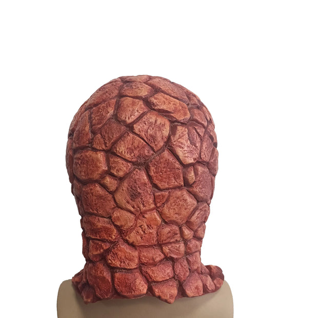 Fantastic Four Thing Superhero Mask Full Head Mask Gloves Halloween Fancy Dress Up Horror Latex Mask Cosplay Party Props