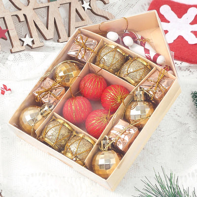 Christmas Balls Christmas Tree Pinecone Snowflake Candy Ornaments Xmas Hanging Tree Pendants Home Party Decor 2026 New Year Gift