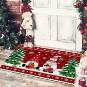 Christmas Floor Mat Entrance Doormat Bedroom Bath Toilet Anti Slip Carpet 2024 Merry Christmas Decoration for Home New Year Gift