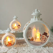 Christmas decorations retro night lights luminous gifts window ornaments desktop layout props atmosphere pendant desk decoration