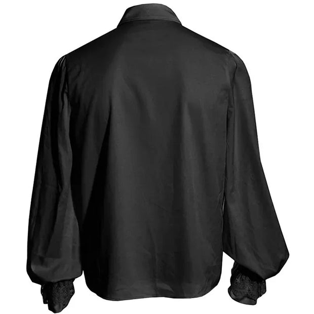 Vampire Renaissance Victorian Shirts for Men and Women  White Steampunk Ruffle Medieval Halloween Costume