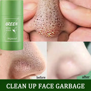 Green Tea Mask Stick Remove Blackheads Acne Deep Cleansing Purifying Clay Mask Oil Control Solid Mask Moisturizing Skin Care (Copy)