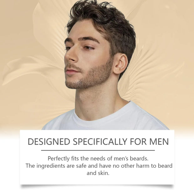 Beard Care Cream Moisturizing Facial Hair Growth Dashing Soften Moustache Beard Grooming Product Gentlemen Beard Styling Wax