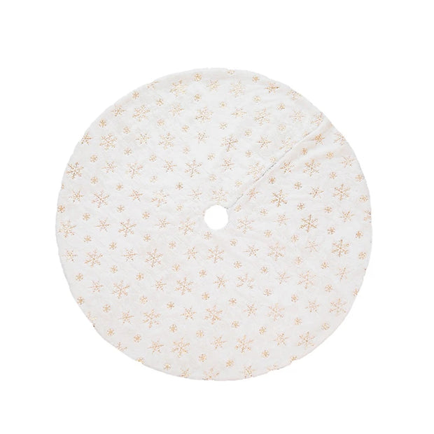 78/90/122cm Creative Christmas Tree Skirt Christmas Trees Foot Carpet High-Quality Skirts Mat New Year Home Party Supplies