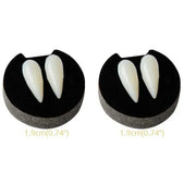 1/2/3/4pcs Halloween Decoration Vampire Teeth Fangs Dentures Props Halloween Cosplay Props False Fangs With Solid Glue Halloween