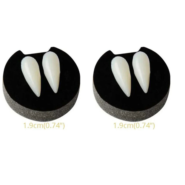 1/2/3/4pcs Halloween Decoration Vampire Teeth Fangs Dentures Props Halloween Cosplay Props False Fangs With Solid Glue Halloween