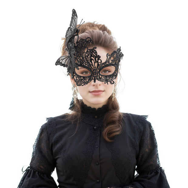 Princess Half Face Mask Butterfly Masquerade Performance Props Halloween Accessories
