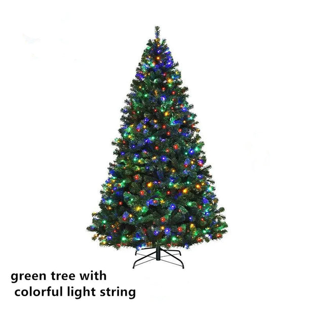 5 to 10ft Artificial Christmas Tree , Snow Flocked Full Prelighted Xmas Tree with 2084 Branch Tips, 900 Incandescent Lights