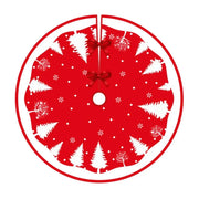 90CM Cartoon Christmas Tree Skirt Crafts Tree Surround Base Set Merry Christmas Decorations for Home Xmas Ornaments Navidad
