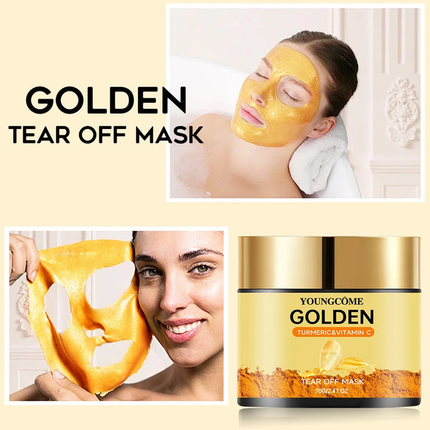 Gold Face Mask Beauty Facemask Skin Remove France Golden Collagen Facial Moisturizing Masks 24K Remove Blackhead Face Care40/70g