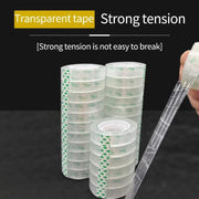 18/12/8mm Transparent Adhesive Tape Pack Tools Stationery Office School Supplies Students Adhesive Tape Packing Present Flower