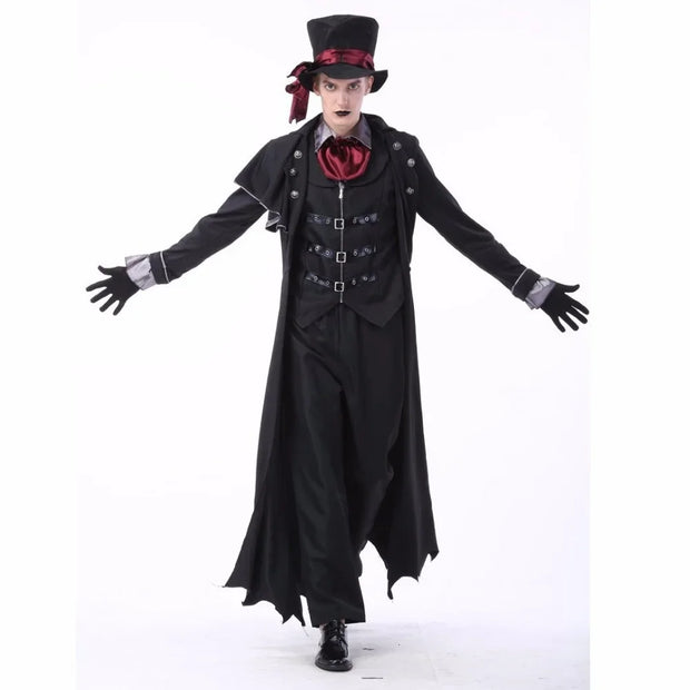 Costumes de Vampire pour adultes robes de fête d'halloween pour Couple Cosplay film fantaisie nouvelle collection