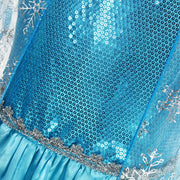 Girls Snow Queen Elsa Kids Costumes for Girl 2025 Carnival Party Prom Gown Robe-Playing Children Clothing Frozen Princess Dress