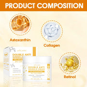 Astaxanthin Face Cream Anti Aging Moisturizing Quick Absorption Moisturizing Antioxidant Facial Cream Reduce Wrinkles Skin Care