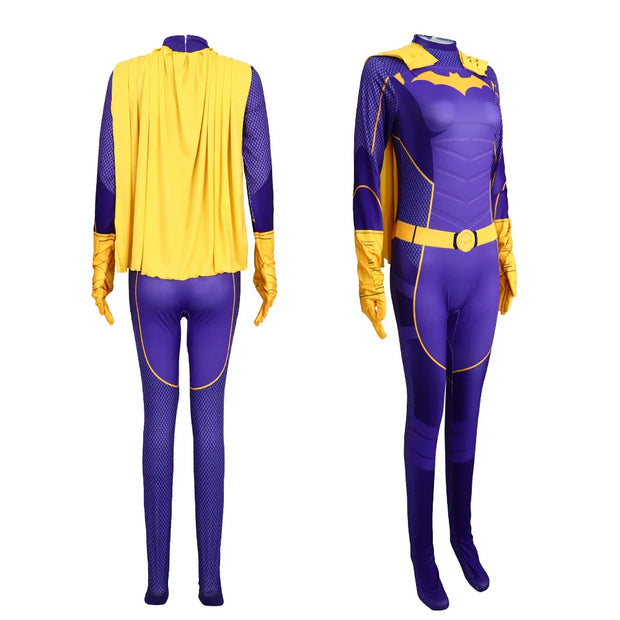 Gotham Knights Batgirl Barbara Jumpsuit Cosplay Costume 3D Bodysuits Halloween Masquerade Carnival Party Outfits for Adult