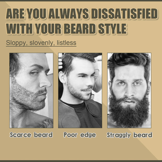Beard Filler Pen Waterproof Pen Kit Beard Shaping Lasting Repair Moustache Coloring Black Brown Hair Repair Beard Enhancer Pen