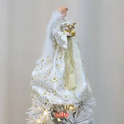 Festival Angel Doll Tree Top Star Delicate Durable Christmas Tree Top Star Golden Atmosphere Christmas Angel Topper Xmas