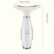 LED Face-Lifting Device, 7 Color Led Face massage Device, Lifting and Firming Facial Massage Device, 4 in 1 Face Massager, Face Neck Massager for Daily Skin Care Routine, Facial Massager Skin Care Tool