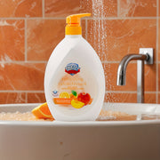 [VITALS | Revitalizing] 1pc VITALS Peach & Orange Blossom Revitalizing Body Wash - 33.8oz/1000ml | Infused with Fruit Extracts & Floral Essences, Gently Cleanses, Brightens & Hydrates Skin | Paraben-Free, Suitable for All Ski