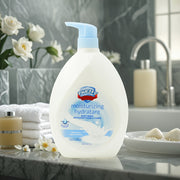 1pc Milky Waves Hydrating Body Wash - 33.8oz/1000ml Large Size, Gentle Formula with Glycerin & Milk Extract, Deep Cleansing & Moisturizing, Leaves Skin Soft & Smooth, Long-Lasting Fresh Scent, Paraben-Free, Suitable for All S
