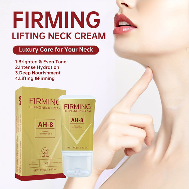 Women'S Firming Neck Cream, Moisturizing & Tightening Lotion with Rollerball, Coconut Oil & Retinol Infused, for Oily Skin, Helps Improve Neck Skin Appearance, 1pc, Cream for Fac