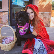 Red Little Riding Hood Costume for Women, Christmas Halloween Party Dress with Cape Adult Role Playing, Halloween Costumes for Women, Couples Halloween Costumes, Family Halloween Costume, Halloween Costumes Women