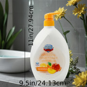[VITALS | Revitalizing] 1pc VITALS Peach & Orange Blossom Revitalizing Body Wash - 33.8oz/1000ml | Infused with Fruit Extracts & Floral Essences, Gently Cleanses, Brightens & Hydrates Skin | Paraben-Free, Suitable for All Ski