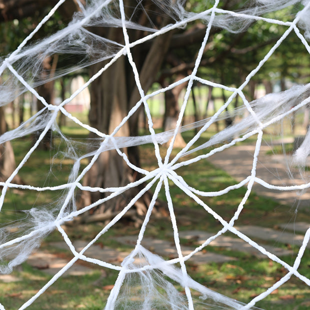 5.4m Spider Web and 150cm Fake Spider - Perfect Halloween Decoration Party Set for Halloween,Christmas Event & Party Supplies