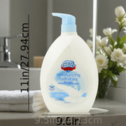 1pc Milky Waves Hydrating Body Wash - 33.8oz/1000ml Large Size, Gentle Formula with Glycerin & Milk Extract, Deep Cleansing & Moisturizing, Leaves Skin Soft & Smooth, Long-Lasting Fresh Scent, Paraben-Free, Suitable for All S