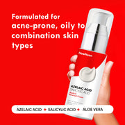 BioAcid Renewal Face Cream with Salicylic Acid & Azelaic Acid, Minimizes Appearance of Pores, Evens Light Beige, for Blemish-Prone Light Beige 1.7fl.oz