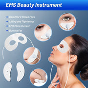 EMS Facial & Eye Massager Pro, Face & Eye Massage Complete Massager, Eye & Face Iron | 2025 Microcurrent TENS Device for Face Slimming, Anti-Aging & Eye Lift | 6 Modes & 10 Levels, USB Rechargeable, Muscle Activation, Jawline