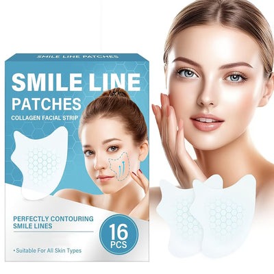 Smile Line Patch, Visually Reducing Wrinkles And Smoothing Your Smile 16pcs
