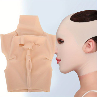 Full Face Lift Sleeping Belt Reusable Mask Chin Lift Facial Mask Face Belt Double Chin Thin Facial Bandages Cheek Belt Strap Face Massage Shaper For Women