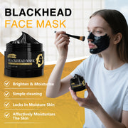 2pcs - Black Cleansing Face Mask, Facial Mask Extracted From Bamboo Charcoal Plants, Clay Mask for Face Moisturizes Oil Control, Clean Facial Light Beige, Suitable for Both Men And Women-100G