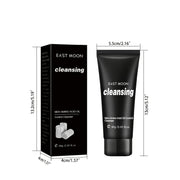 1pc/2pcs Volcanic Mud Oil-Control Facial Cleanser for Men, Deep Cleansing, Non-tight And Moisturizing, Suitable for Men, 2.02floz
