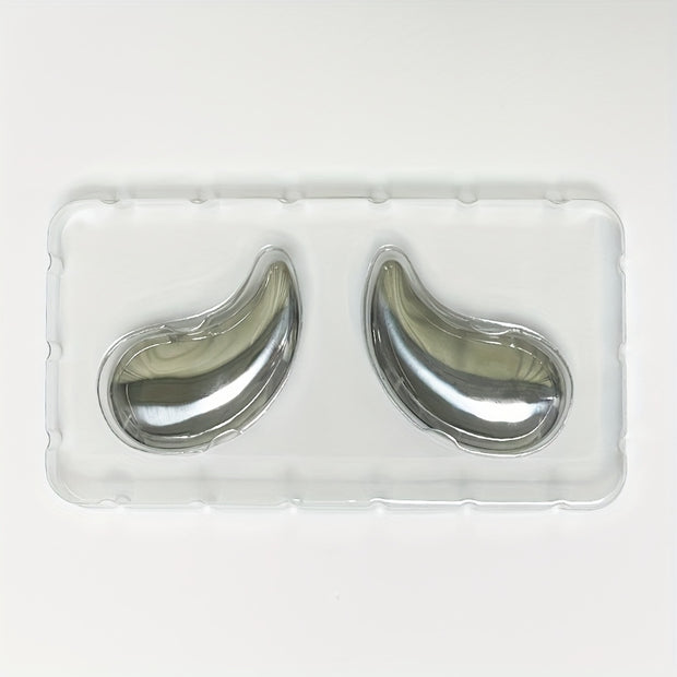 1 Pair Stainless Steel Eye Massagers - Reusable Multi-Purpose Hot & Cold Compress Relax, Portable Gua Sha Facial Massage Tools for Home, Travel, Beauty Shops - No Battery Needed, Holiday & Mother’s Day Gifts