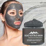 Dead Sea Mud Mousse Mask - Deep Cleansing Pore Minimizer, Oil Control & BlackheadCare, Hydrating Facial Mask For Oily Skin, Night Use Home Spa Essentials