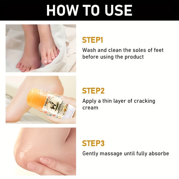 40g Dry Cracked Foot Cream, Stick Design, Portable And Easy to Use, Excellent Hydration And Moisturizing Effect, Long-lasting Hydration, Suitable for Various Uses, Can Be Used On Hands And Feet, Wrinkles, Elbows, Knees, Etc