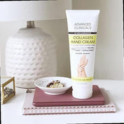 Advanced Clinicals Collagen Hand Body Cream Skin Care Moisturizer Lotion For Dry Cracked Skin Soothing Hydrating Plant Collagen Lotion W Aloe Vera Green Tea Shea Butter Large 8 Fl Oz