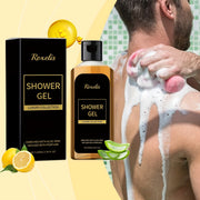 Men'S Perfume Body Wash, Containing Lemon Fruit Oil And Aloe Leaf Extract, Gently Cleanses The Body, Leaving A Lasting Fragrance On The Skin, With A Fresh Aroma. Suitable For Dates And As A Gift For Father'S Day.
