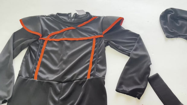 Kid's Warrior Character Clothing, Cartoon Samurai Character Halloween Outfits, Boy's Clothes For Party Performance