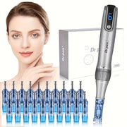 Dr. Pen M8S- with 25pcs Round nano replacement cartridges Wireless Adjustable Electric Derma Pen dr Pen M8S Gifts for women, Mother's Day gifts, holiday gifts Needle length 0.1mm