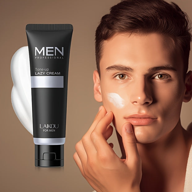 4pcs Men Skincare Set - Day & Night Care - Gently Cleanse Skin, Lock In Moisture - Cleanser Toner Lotion Tone Up Cream - Ideal Gift for Boy Friend Husband Father Valentines Day Gift Set