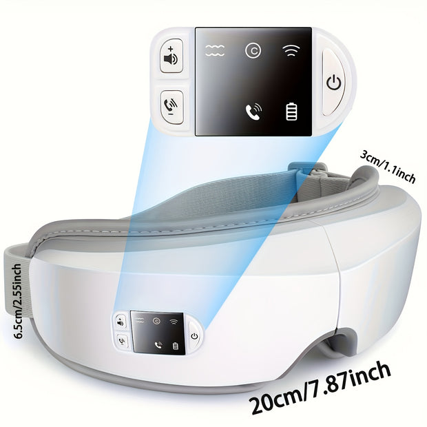 Eye Massager, 4D Intelligent Multi-functional Massager, Hot Compress Music Eye Massager, Gifts For Women Men Family