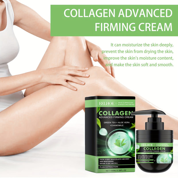 2Pcs Collagen Firming Body Cream Full Body Moisturizing Improve Dryness Roughness Softness Smoothness Firming Cream