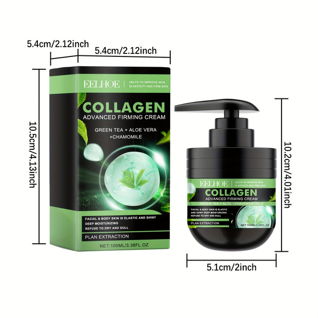 2Pcs Collagen Firming Body Cream Full Body Moisturizing Improve Dryness Roughness Softness Smoothness Firming Cream